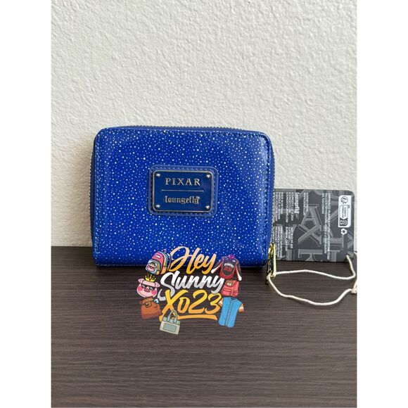 Loungefly Disney Pixar Inside Out Bing Bong and Joy Rocket Zip Wallet - Picture 2 of 4